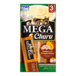 Mega Churu Cremoso Perro 3 Unidades de Pollo y Calabaza