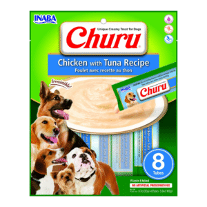 Churu Cremoso Perro 8 Unidades de Pollo con Atún