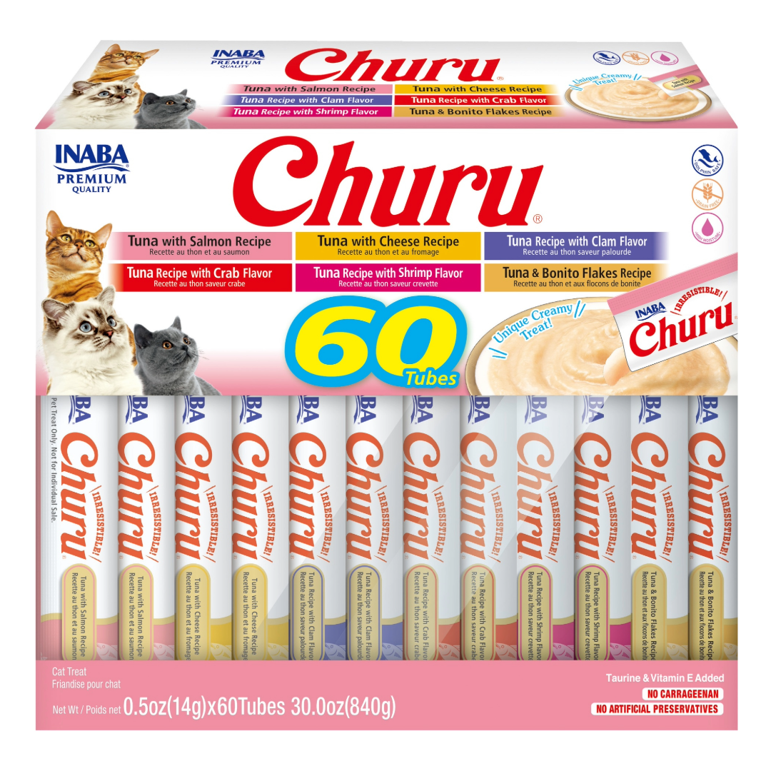 Churu Cremoso Gato 60 Unidades de Varias Recetas de Atun