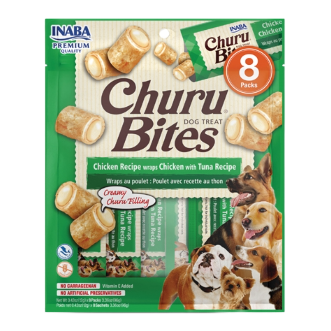 Churu Bocaditos Perro 8 Unidades de Pollo con Atún