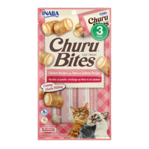 Churu Bocaditos Gato 3 Unidades Receta con Pollo, Atun y Salmon