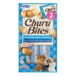 Churu Bocaditos Gato  3 Unidades Receta con Pollo, Atun y Ostion