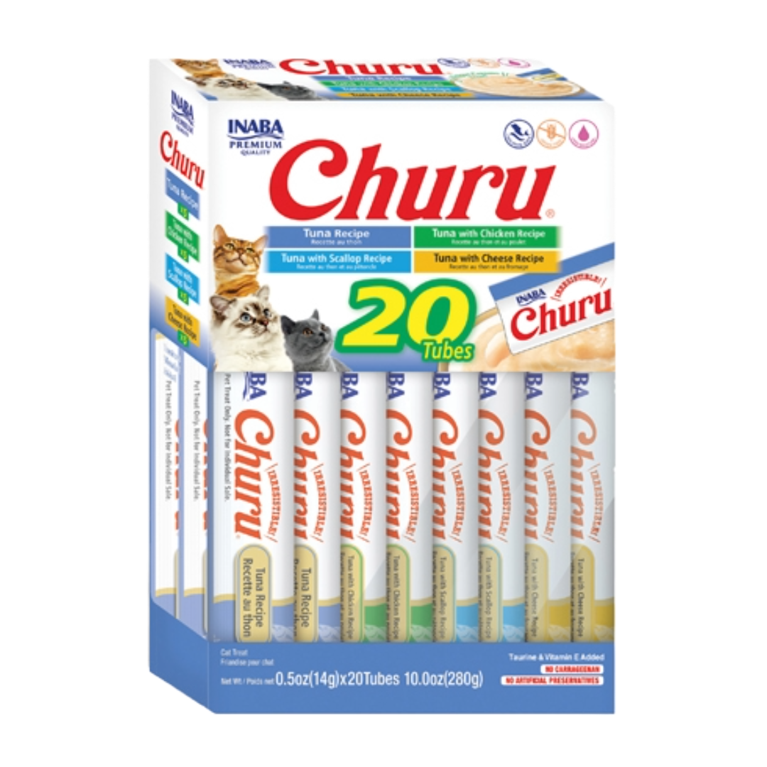 Churu Cremoso Gato 20 unidades de Varias Recetas con Atun