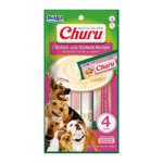 Churu Cremoso Perro 4 Unidades de Pollo con Salmón