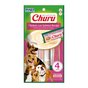 Churu Cremoso Perro 4 Unidades de Pollo con Salmón