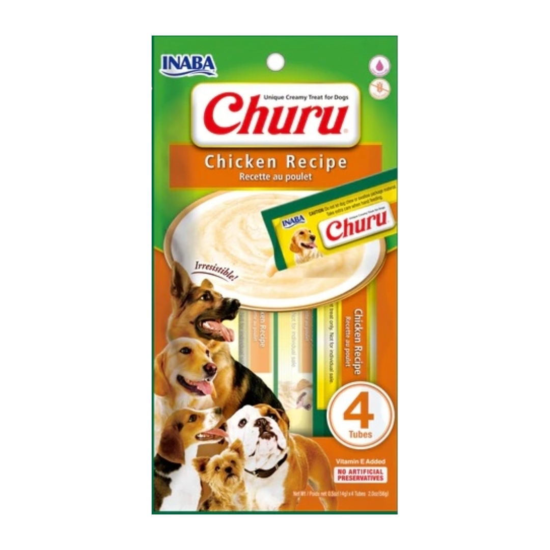 Churu Cremoso Perro 4 Unidades de Pollo