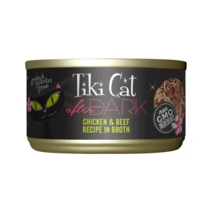 TIKI CAT After Dark Pollo y Carne en Caldo - Lata 80 gr