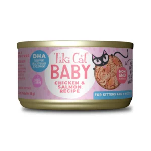 TIKI CAT Baby Pollo y Salmón - Lata 68 gr